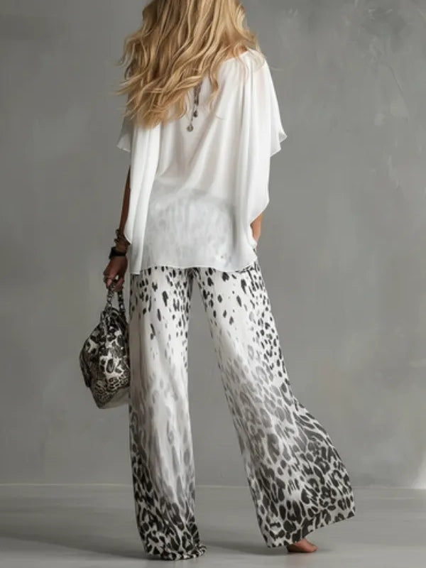 Leopard Chiffon Set