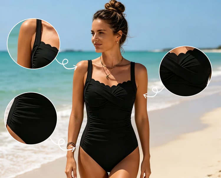 Sienna Scallop Suit